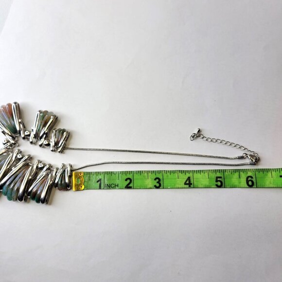 Colourful Bib Statement Necklace - Picture 14 of 16